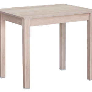 Стол обеденный (прямая ножка) 600х900(белый, сосна белая)