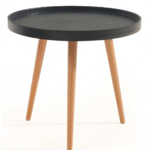 Стол обеденные круглый  мод.Т3   черный   (Ф50*41 см)