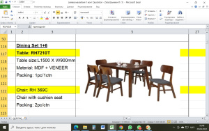 Стол RH7210T 1500x900mm WHITE 186 (Малайзия)