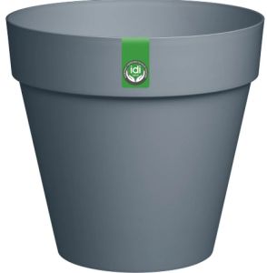 Горшок для цветов Tarragon 7л, D250мм со вставкой (серый) 